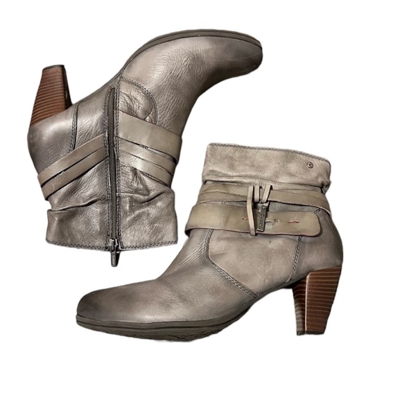 PIKOLINOS VERONA Grey ANKLE BOOT BOOTIES Sz EU 42 US 11-12 leather waterproof - Picture 2 of 15
